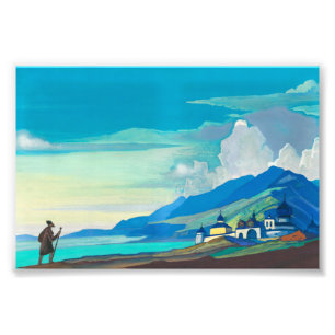 Pilgrim of the Radiant City by Nicholas Roerich Fotodruck