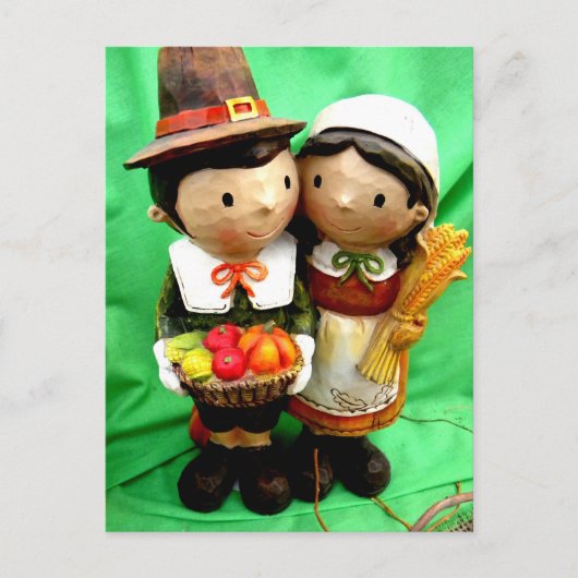 Pilgrim Pair Postkarte (Vorderseite)