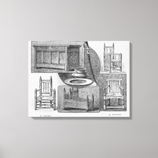 Pilgrim Relics Leinwanddruck (Vorderseite)