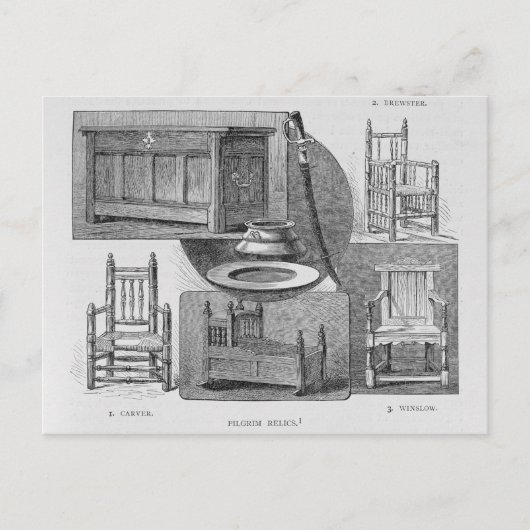 Pilgrim Relics Postkarte (Vorderseite)