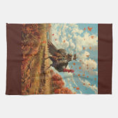 Pilgrim Rides Türkei Geschirrtuch (Horizontal)