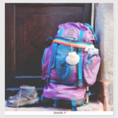 Pilgrim-Rucksack Aufkleber (Blatt)