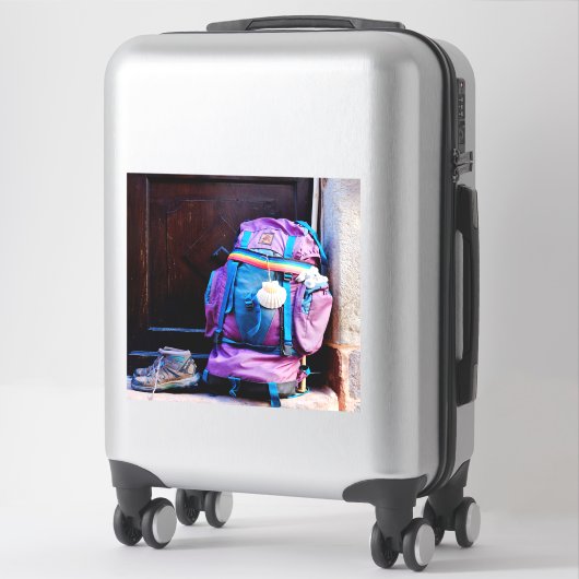 Pilgrim-Rucksack Aufkleber (Koffer)