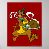 Pilgrim Scooby-Doo mit der Türkei Poster (Vorne)