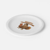 Pilgrim Sloth auf Turkey Erntedank Classic T-Shi Pappteller (Schrägansicht)