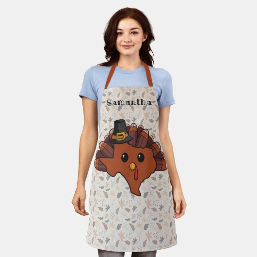 Pilgrim Texas Türkei All-over Print Schürze (Getragen)