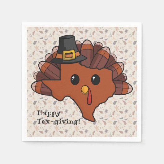 Pilgrim Texas Türkei Serviette (Vorderseite)