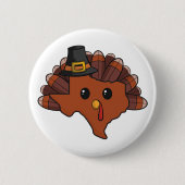 Pilgrim Texas Turkey Button (Vorderseite)
