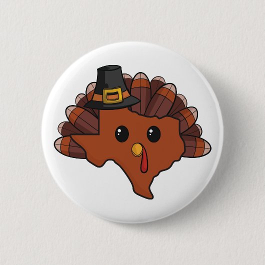 Pilgrim Texas Turkey Button (Vorderseite)