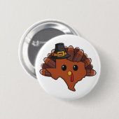 Pilgrim Texas Turkey Button (Vorne & Hinten)