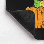 Pilgrim Trex Dinosaur Pumpkin Pie Erntedank Kind Mousepad (Ecke)