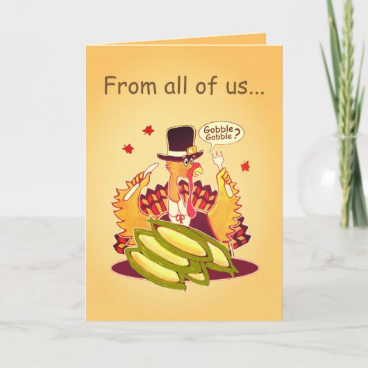 Pilgrim Türkei (Erntedank) Karte (Vorderseite)