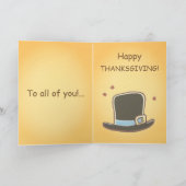 Pilgrim Türkei (Erntedank) Karte (Innenseite)