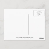 Pilgrim Woman Postcard Postkarte (Rückseite)