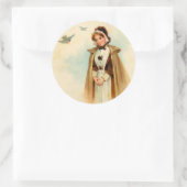 Pilgrim Woman Sticker (Tasche)