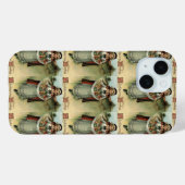 Pilgrim Woman Vintag Erntedank Case-Mate iPhone Hülle (Rückseite (Horizontal))