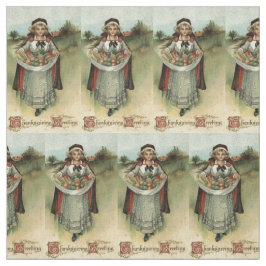 Pilgrim Woman Vintag Erntedank Fabric Stoff