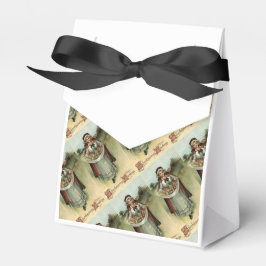 Pilgrim Woman Vintag Erntedank Gastgeschenk Box Geschenkschachtel