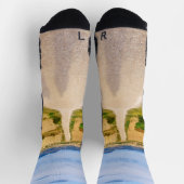 Pilgrimische Schatten Socken (Oben)