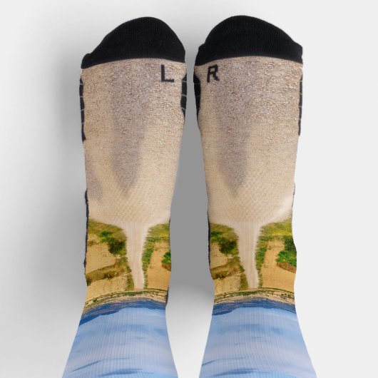 Pilgrimische Schatten Socken (Oben)