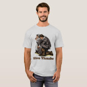Pilgrims beten T-Shirt (Vorne ganz)