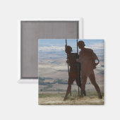 Pilgrims Magnet (Vorderseite/Rückseite)