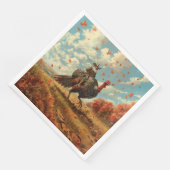 Pilgrims Ride Trukeys Serviette (Ecke)