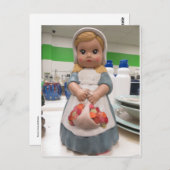 Pilgrom Girl Postkarte (Vorne/Hinten)