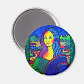 Piliero Mona Lisa Magnet (Vorderseite/Rückseite)