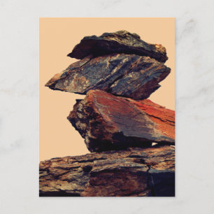 Piling Rocks Postkarte