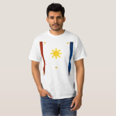 Pilipinas Flaggen-Shirt T-Shirt (Vorne ganz)