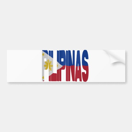 Pilipinas - Philippines Autoaufkleber (Vorne)