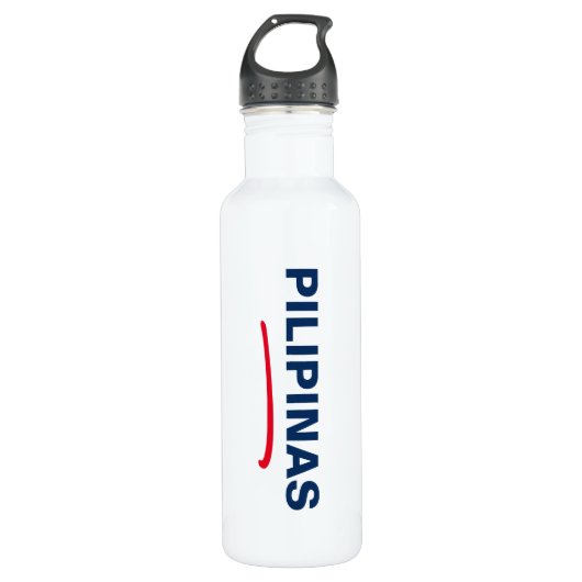 PILIPINAS Wasserflasche Edelstahlflasche (Vorderseite)