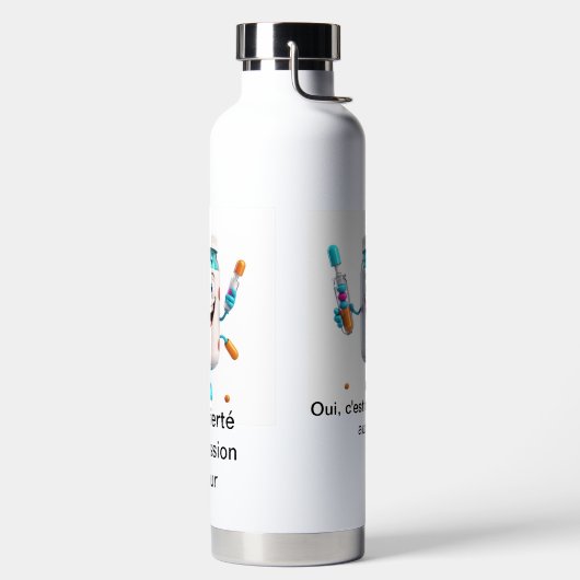 Pill Bottle Design Water Bottle Trinkflasche (links)