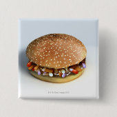 Pill Burger Button (Vorderseite)