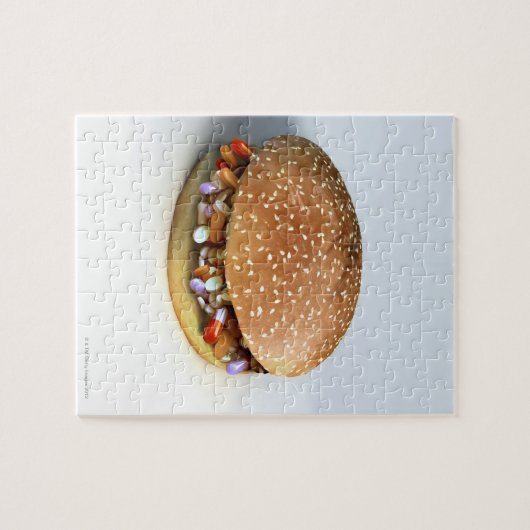 Pill Burger Puzzle (Horizontal)