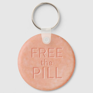 Pill Button Schlüsselanhänger