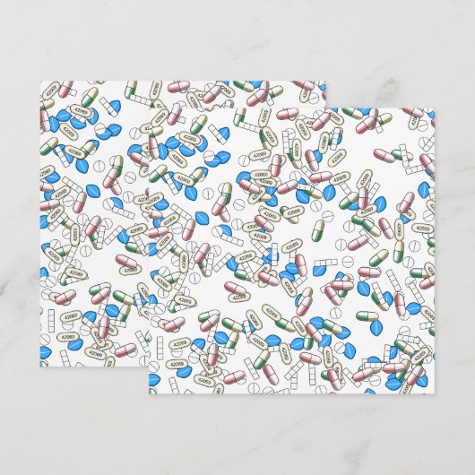 Pill Sprinkles Muster (Vorne/Hinten)