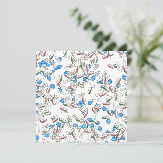 Pill Sprinkles Muster (Stehend Vorderseite)