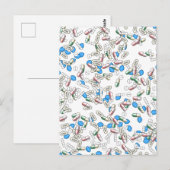 Pill Sprinkles Muster Postkarte (Vorne/Hinten)