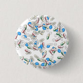 Pill Sprinkles Pattern Button (Vorderseite)