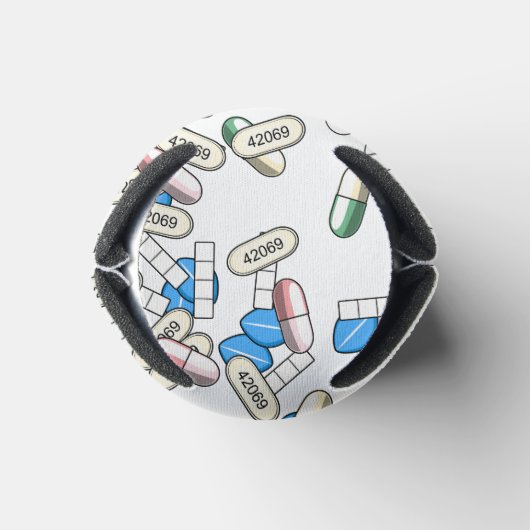 Pill Sprinkles Pattern Dosenkühler (Unterseite)