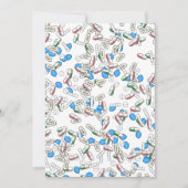 Pill Sprinkles Pattern Einladung (Vorderseite)