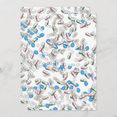 Pill Sprinkles Pattern Einladung (Vorne/Hinten)