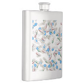 Pill Sprinkles Pattern Flachmann (Rechts)