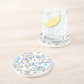 Pill Sprinkles Pattern Getränkeuntersetzer (Seite)