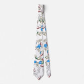 Pill Sprinkles Pattern Krawatte (Vorderseite)