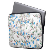 Pill Sprinkles Pattern Laptopschutzhülle (Vorderseite Links)