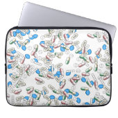 Pill Sprinkles Pattern Laptopschutzhülle (Vorderseite)