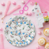Pill Sprinkles Pattern Pappteller (Party)